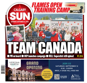 Cover of Calgary Sun