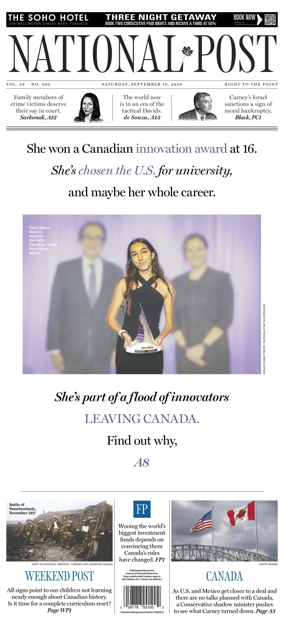 Cover of National Post - (Latest Edition)