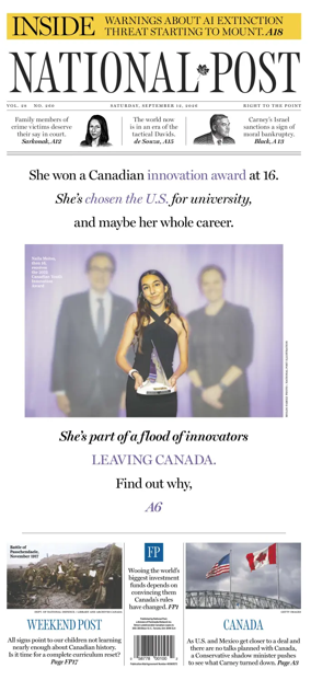 Cover of National Post - (National Edition)