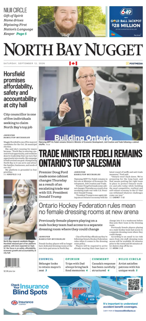 Cover of North Bay Nugget