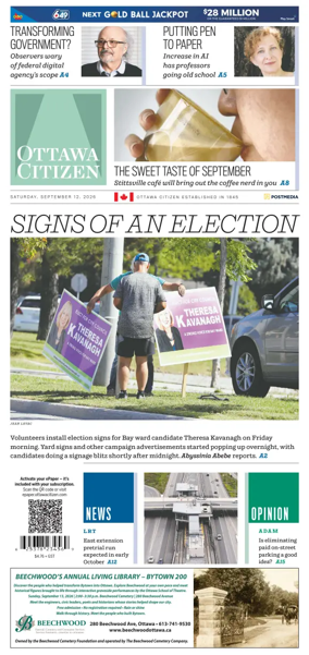 Cover of Ottawa Citizen