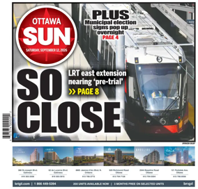 Cover of Ottawa Sun