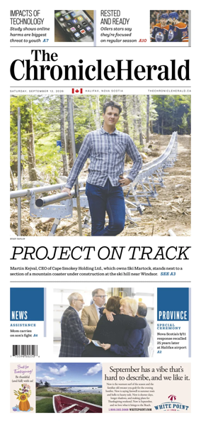Cover of The Chronicle Herald (Provincial)