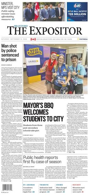 Cover of The Expositor (Brantford)
