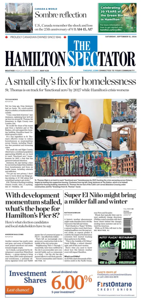 Cover of The Hamilton Spectator