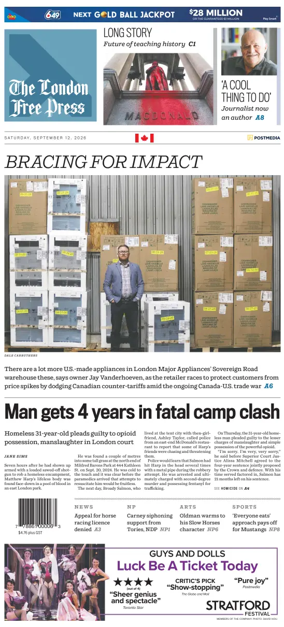 Cover of The London Free Press