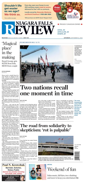 Cover of The Niagara Falls Review