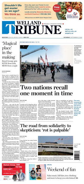 Cover of The Welland Tribune