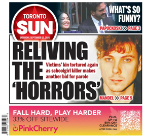 Cover of Toronto Sun