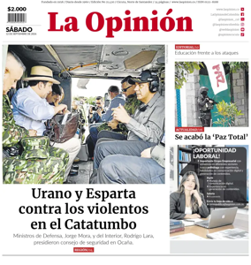 Cover of La Opinion