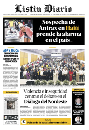 Cover of Listin Diario