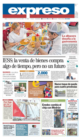 Cover of Diario Expreso
