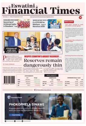 Cover of Eswatini Financial Times