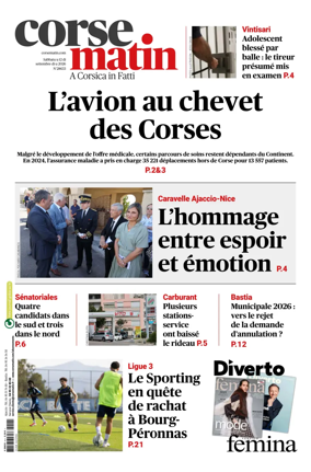 Cover of Corse Matin