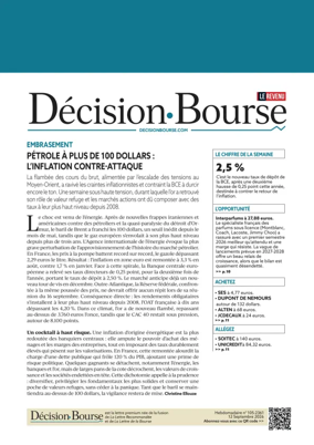 Cover of Decision Bourse