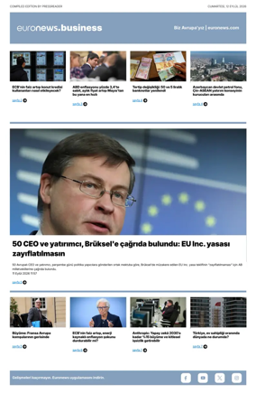 Cover of Euronews Business (Turkish) Compiled Editions