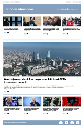 Cover of Euronews Business