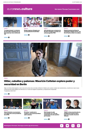 Cover of Euronews Culture and Sport (Spanish) Compiled Edition