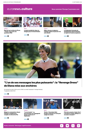 Cover of Euronews Culture (French)