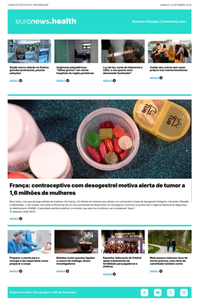 Cover of Euronews Health (Portuguese)