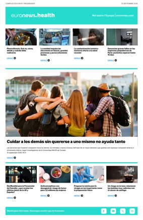 Cover of Euronews Health (Spanish) Compiled Edition