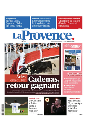 Cover of La Provence Arles