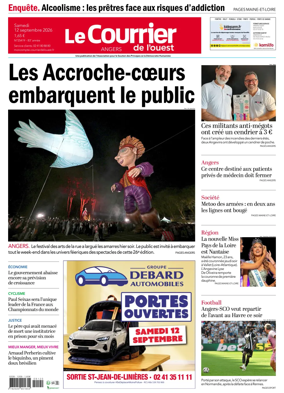 Cover of Le Courrier de l’Ouest (Angers)