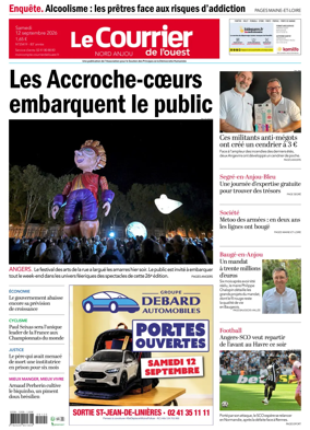 Cover of Le Courrier de l’Ouest (Nord Anjou)