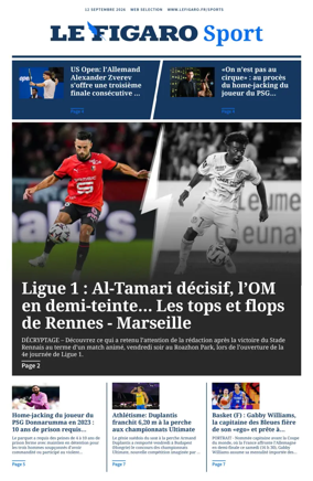 Cover of Le Figaro Sport