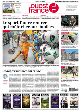 Cover of Ouest France (Challans / Saint-Gilles-Croix-de-Vie)