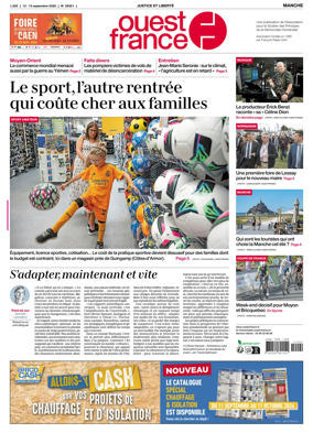 Cover of Ouest France (Manche)