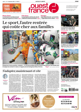 Cover of Ouest France (Orne)