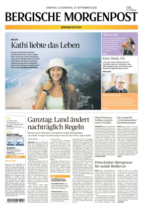 Cover of Bergische Morgenpost Wermelskirchen/Huckeswagen/Radevormwald