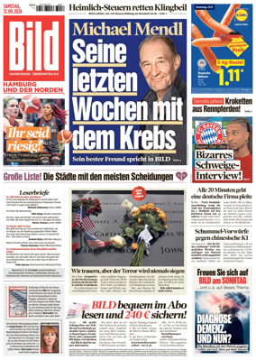 Cover of BILD Hamburg