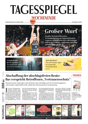 Cover of Der Tagesspiegel