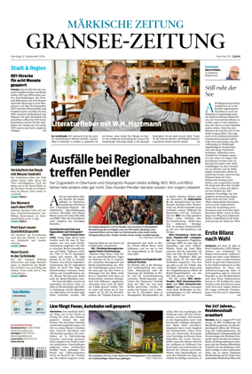 Cover of Gransee-Zeitung
