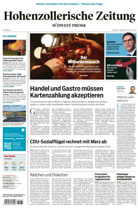 Cover of Hohenzollerische Zeitung