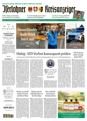 Cover of Iserlohner Kreisanzeiger und Zeitung (Iserlohn)