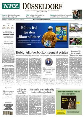 Cover of Neue Rhein Zeitung (Dusseldorf)