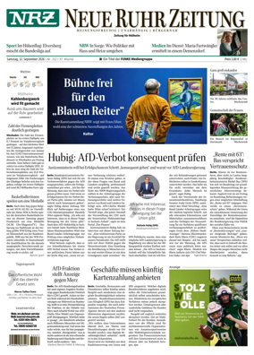 Cover of Neue Rhein Zeitung (Mulheim an der Ruhr)