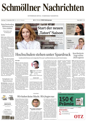 Cover of Ostthuringer Zeitung (Schmolln)