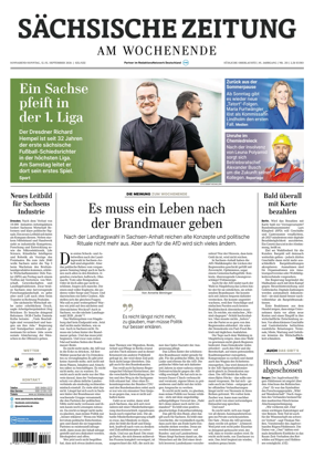 Cover of Sachsische Zeitung (Lobau-Zittau)