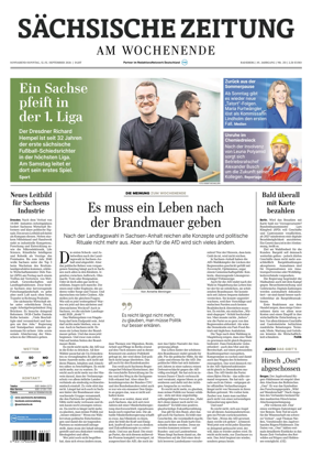 Cover of Sachsische Zeitung (Rodertal)