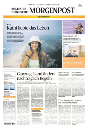Cover of Solinger Bergische Morgenpost/Remscheid