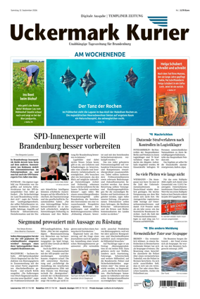 Cover of Templiner Zeitung