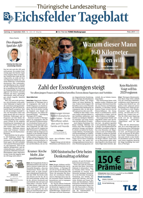Cover of Thuringische Landeszeitung (Eichsfeld)