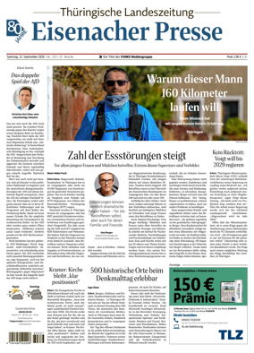 Cover of Thuringische Landeszeitung (Eisenach)