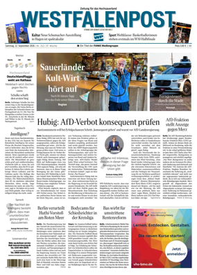 Cover of Westfalenpost (Brilon)