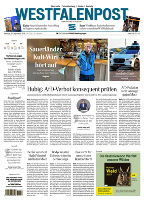 Cover of Westfalenpost (Meschede)