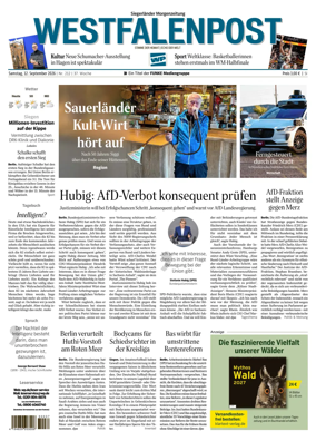 Cover of Westfalenpost (Siegen)